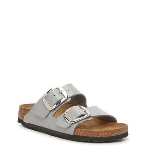 BIRKENSTOCK / GRAY ARIZONA BIG BUCKLE SANDAL